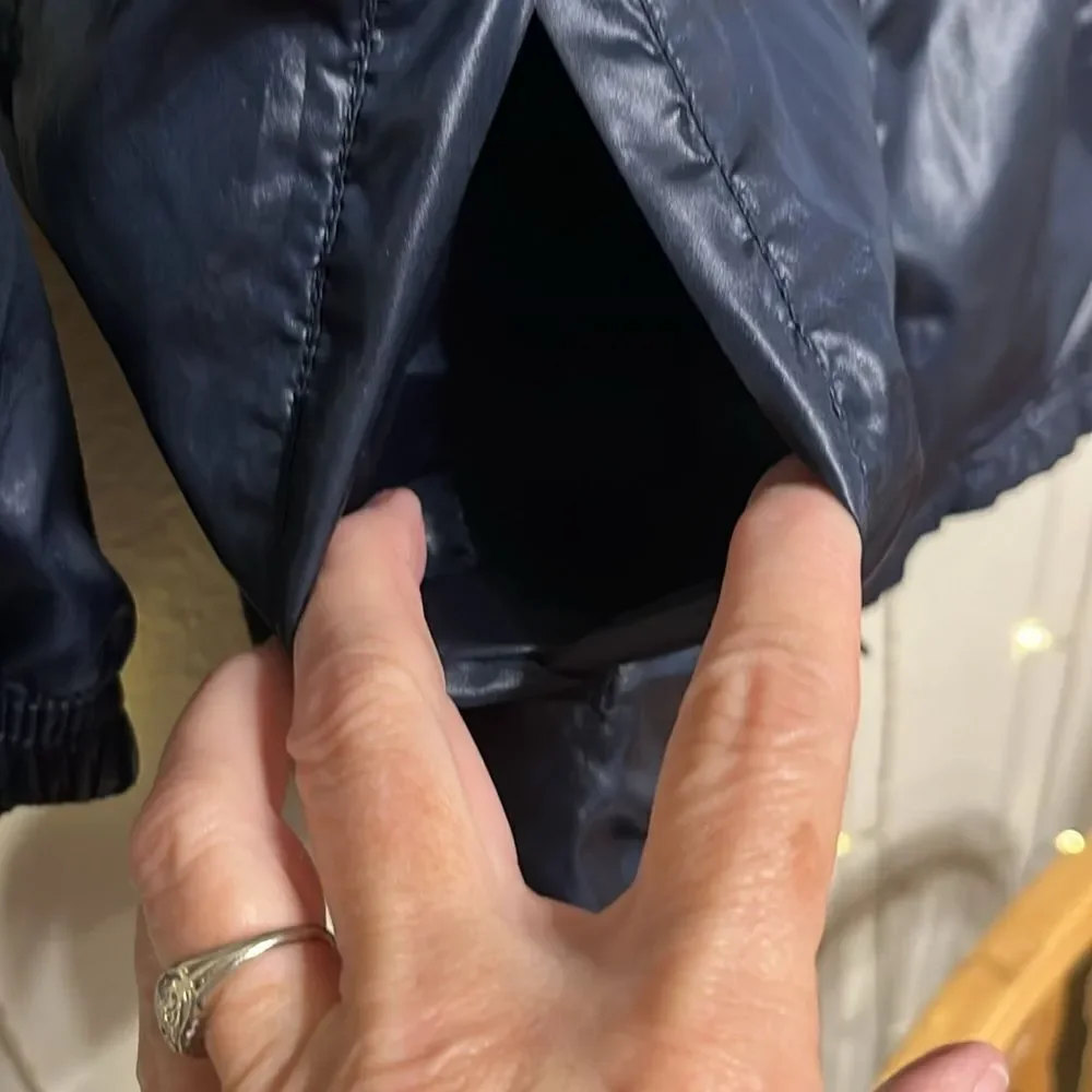 Gap Kids Navy Blue Hooded Windbreaker